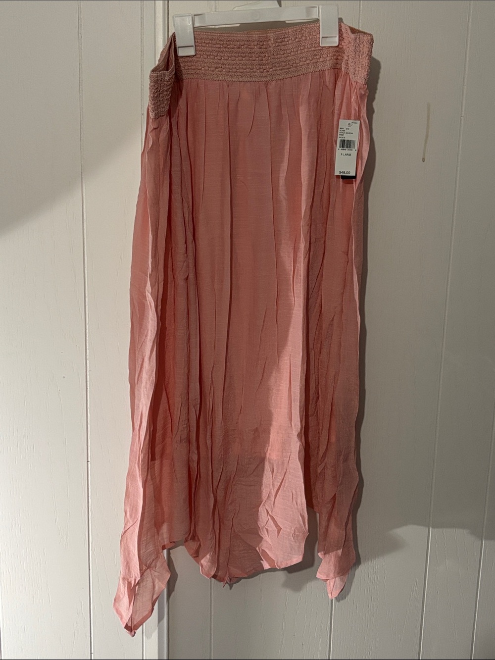 new directions Blush Pink High-Low Maxi Skirt
